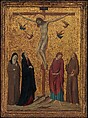 The Crucifixion, Ugolino da Siena  Italian, Tempera on wood, gold ground