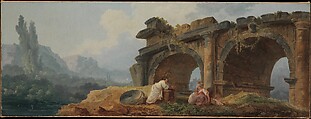 Arches in Ruins, Hubert Robert French, Oil on canvas