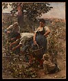 The Grape Harvest, Léon-Augustin Lhermitte French, Oil on canvas