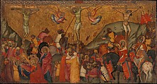 The Crucifixion, Andrea di Bartolo  Italian, Tempera on wood, gold ground