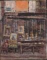 The Antique Shop, Walter Richard Sickert British, Oil on cardboard