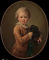 Boy with a Black Spaniel, François Hubert Drouais (French, Paris 1727–1775 Paris), Oil on canvas