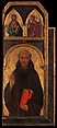 Saint Silvester Gozzolini, Segna di Buonaventura (Italian, active Siena by 1298–died 1326/31), Tempera on wood, gold ground