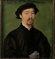 Portrait of a Man with Gloves, Corneille de Lyon  Netherlandish, Oil on wood