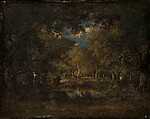 The Forest of Fontainebleau, Narcisse-Virgile Diaz de la Peña  French, Oil on wood