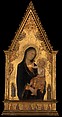 Madonna and Child with Saints and Angels, Lippo Memmi (Filippo di Memmo) (Italian, Sienese, active by 1317–died 1356), Tempera on wood, gold ground