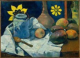 Still Life with Teapot and Fruit, Paul Gauguin  French, Oil on canvas
