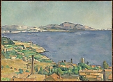 The Gulf of Marseille Seen from L'Estaque, Paul Cézanne  French, Oil on canvas