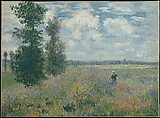 Poppy Fields near Argenteuil, Claude Monet  French, Oil on canvas