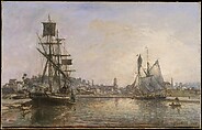 Honfleur, Johan Barthold Jongkind Dutch, Oil on canvas