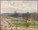 The Garden of the Tuileries on a Winter Afternoon, Camille Pissarro  French, Oil on canvas