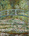 Bridge over a Pond of Water Lilies, Claude Monet (French, Paris 1840–1926 Giverny), Oil on canvas