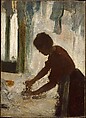 A Woman Ironing, Edgar Degas French, Oil on canvas