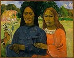 Two Women, Paul Gauguin  French, Oil on canvas