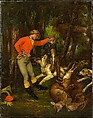 After the Hunt, Gustave Courbet  French, Oil on canvas