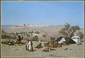 Jerusalem from the Mount of Olives, Charles-Théodore Frère  French, Oil on canvas