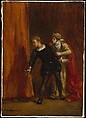 Hamlet and His Mother, Eugène Delacroix French, Oil on canvas
