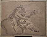 Allegorical Figure Representing Asia, Giovanni Domenico Tiepolo Italian, Fresco, transferred to canvas
