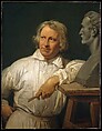 Bertel Thorvaldsen (1768–1844) with the Bust of Horace Vernet, Horace Vernet  French, Oil on canvas