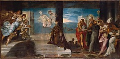 Doge Alvise Mocenigo (1507–1577) Presented to the Redeemer, Jacopo Tintoretto (Jacopo Robusti) (Italian, Venice 1518/19–1594 Venice), Oil on canvas