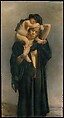 An Egyptian Peasant Woman and Her Child, Léon Bonnat (French, Bayonne 1833–1922 Monchy-Saint-Eloi), Oil on canvas