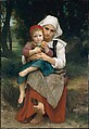 Breton Brother and Sister, William Bouguereau  French, Oil on canvas