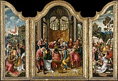 The Last Supper, Netherlandish (Antwerp Mannerist) Painters (first quarter 16th century), Oil on wood