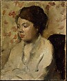 Portrait of a Young Woman, Edgar Degas French, Oil on canvas