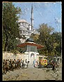 A Mosque, Alberto Pasini Italian, Oil on canvas