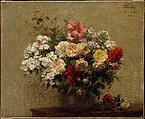 Summer Flowers, Henri Fantin-Latour French, Oil on canvas