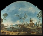 Fantastic Landscape, Francesco Guardi (Italian, Venice 1712–1793 Venice), Oil on canvas
