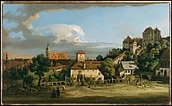 Pirna: The Obertor from the South, Bernardo Bellotto (Italian, Venice 1722–1780 Warsaw), Oil on canvas