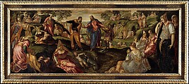 The Miracle of the Loaves and Fishes, Jacopo Tintoretto (Jacopo Robusti) (Italian, Venice 1518/19–1594 Venice), Oil on canvas