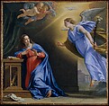 The Annunciation, Philippe de Champaigne  French, Oil on oak