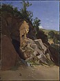 Landscape with a Cave, Théodore Caruelle d'Aligny  French, Oil on canvas