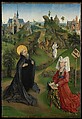 The Crucifixion of Saint Peter with a Donor; The Legend of Saint Anthony Abbot with a Donor;  The Annunciation, Northern French Painter (ca. 1450), Oil on wood