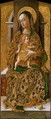 Madonna and Child Enthroned, Carlo Crivelli (Italian, Venice (?), active by 1457–died 1494/95 Ascoli Piceno), Tempera on wood, gold ground