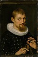 Portrait of a Man, Possibly an Architect or Geographer, Peter Paul Rubens  Flemish, Oil on copper