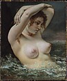 The Woman in the Waves, Gustave Courbet  French, Oil on canvas