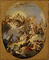 The Apotheosis of the Spanish Monarchy, Giovanni Battista Tiepolo (Italian, Venice 1696–1770 Madrid), Oil on canvas