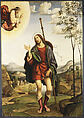Saint Roch, Francesco Francia (Italian, Bologna ca. 1447–1517 Bologna), Tempera on wood
