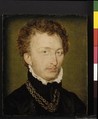 Portrait of a Man with a Gold Chain, Corneille de Lyon  Netherlandish, Oil on wood