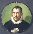 Portrait of a Man, Lucia Anguissola Italian, Oil on copper