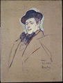 Henri-Gabriel Ibels (1867–1936), Henri de Toulouse-Lautrec French, Oil on cardboard