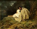 Grec sur son rocher, Théodore Géricault  French, Oil on canvas