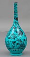 Bottle, Glazed and lustre-painted ceramic