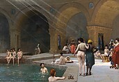 The Great Bath at Bursa (La Grande piscine à Bursa), Jean-Léon Gérôme French, Oil on canvas