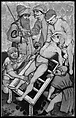 The Martyrdom of Saint Lawrence; (reverse) Giving Drink to the Thirsty, Master of the Acts of Mercy (Austrian, Salzburg, ca. 1465), Oil on fir, (obverse) gold ground