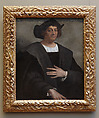 Portrait of a Man, Said to be Christopher Columbus (born about 1446, died 1506), Sebastiano del Piombo (Sebastiano Luciani) (Italian, Venice (?) 1485/86–1547 Rome), Oil on canvas