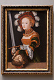 Judith with the Head of Holofernes, Lucas Cranach the Elder (German, Kronach 1472–1553 Weimar), Oil on linden